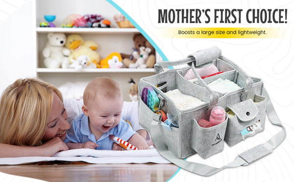 Baby Nappy Caddy Organiser